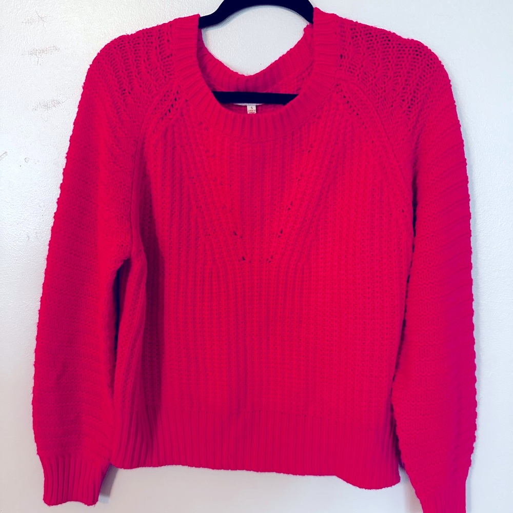 Vibrant pink sweater